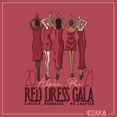 Red Dress Gala Shirt