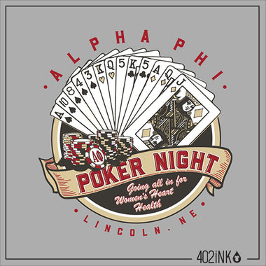 Poker Night Fundraiser Shirt