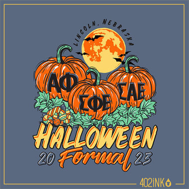 Pumpkins Halloween Formal Shirt