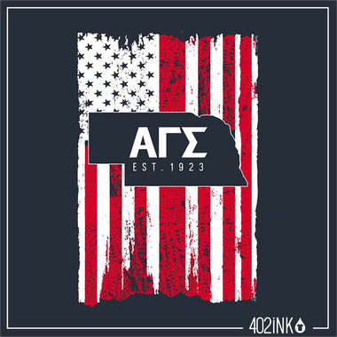 Patriotic State & Flag Shirt