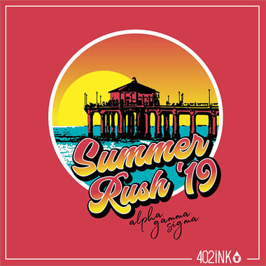 Summer Pier Sunset Shirt