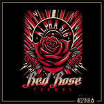 Bold Red Rose Formal Shirt