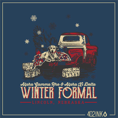 Winter Formal Truck & Dog Shirt