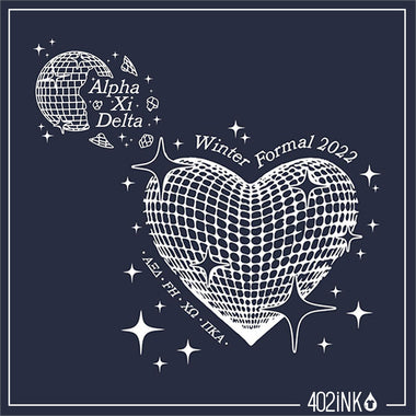 Disco Heart Winter Formal Shirt