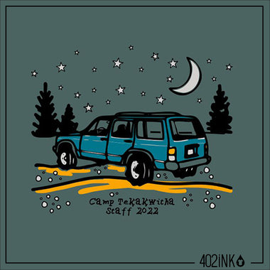 Camp Tekakwitha SUV Night Scene