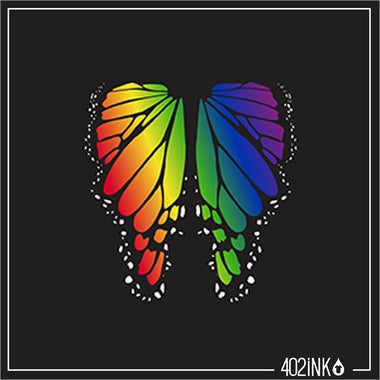 Rainbow Butterfly Wings