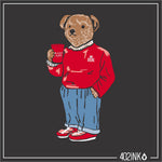 Brass Rail Bear Mascot