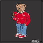 Brass Rail Bear Mascot