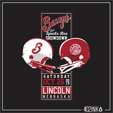 Barry’s Sports Bar Showdown Helmets