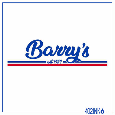 Barry’s Script Retro Logo