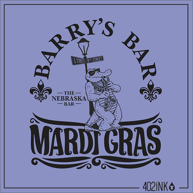 Barry’s Mardi Gras Alligator Design