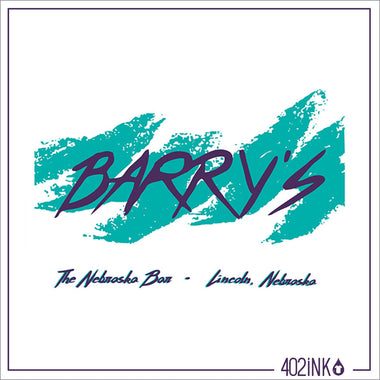 Barry’s 90s Brush Stroke Logo