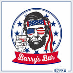 Barry’s Patriotic Abe Lincoln Design
