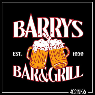 Barry’s Cheers Beer Mugs Logo