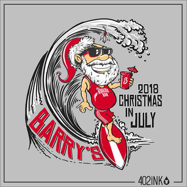 Barry’s Christmas in July Santa