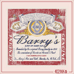 Barry’s Certificate of Excellence Design