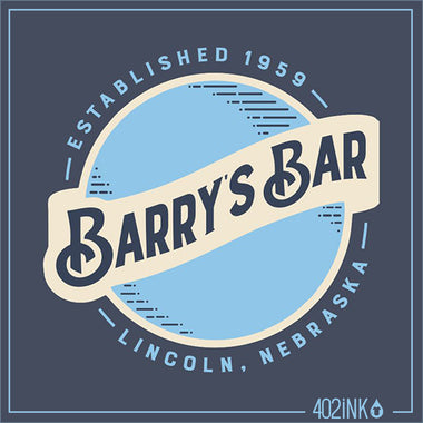 Barry’s Blue Oval Retro Logo