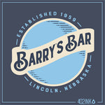 Barry’s Blue Oval Retro Logo