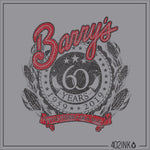 Barry’s 60 Years Crest