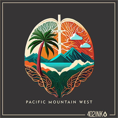 Pacific Mountain West Sunset Badge