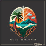 Pacific Mountain West Sunset Badge