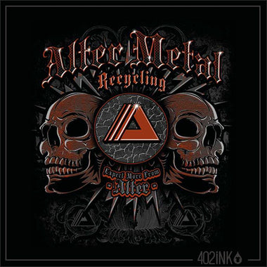 Alter Metal Recycling Skull Logo