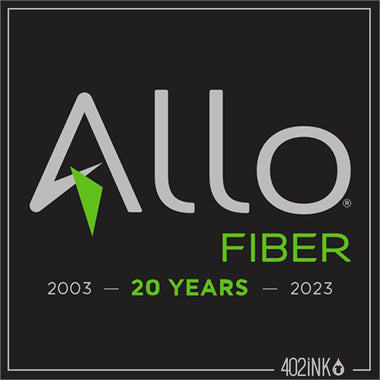Allo Fiber 20 Years Logo