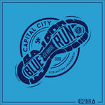 Capital City Blue Run Shoe Print