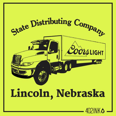 State Distributing Coors Light Truck