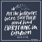 All the Believers Were Together
