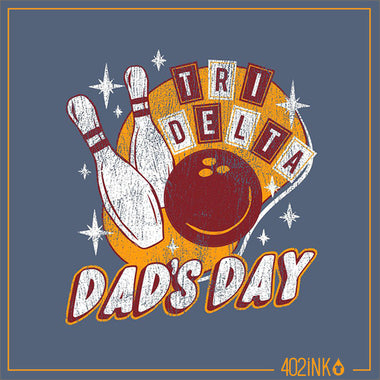 Vintage Dad's Day Bowling Shirt