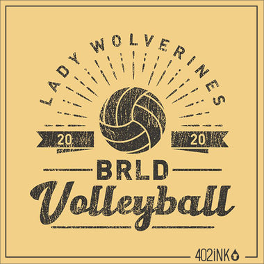 BRLD Lady Wolverines Volleyball Shirt