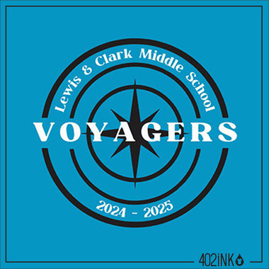 Lewis and Clark Middle School Compass Shirt