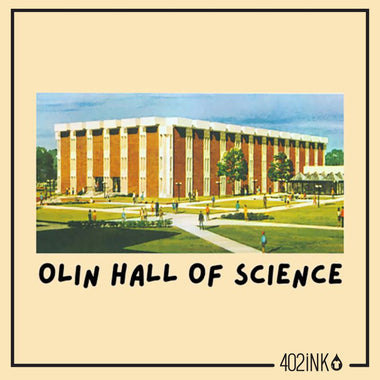 Olin Hall of Science Vintage Postcard