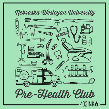 Pre Health Club Medical Equipment Doodles
