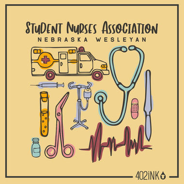 Student Nurses Association Medical Doodles