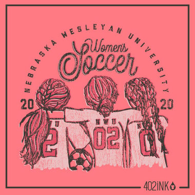 Womens Soccer Braided Team Trio