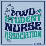 Student Nurse Association Wavy Lettering