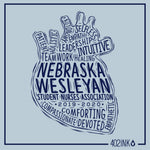 Student Nurses Anatomical Heart Word Art