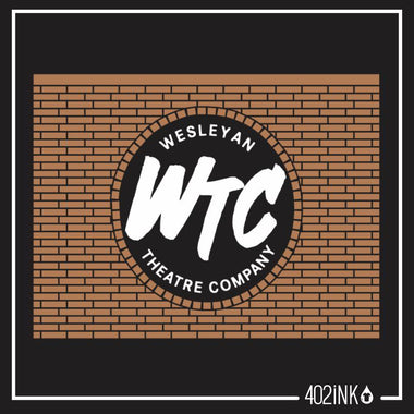 Wesleyan Theatre Company Brick Wall Badge