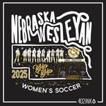 Womens Soccer Nebraska Shape Photo Collage