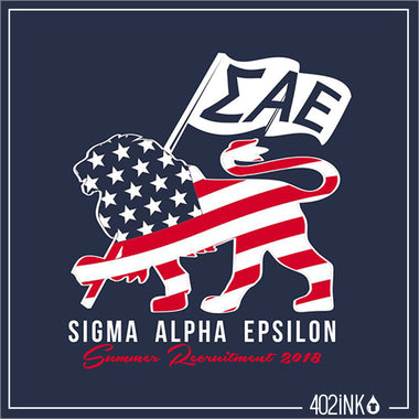 Flag Lion Summer Recruitment Shirt
