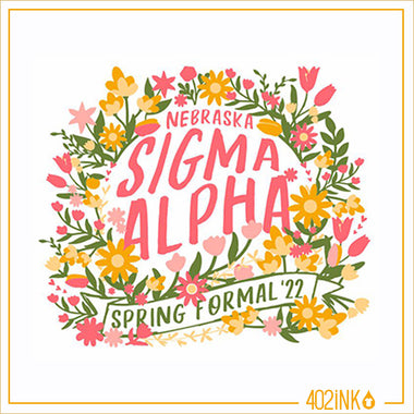 Cute Floral Spring Formal Shirt