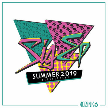 Retro Design Summer Recruitment Shirt