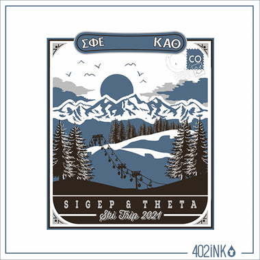 Post Card Ski Trip Shirt