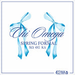 Blue Bows Formal Shirt